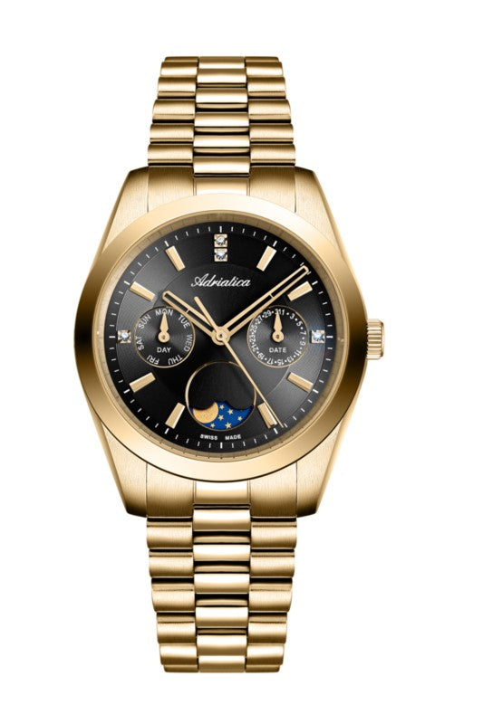 Orologio Donna Adriatica in oro  pietre di zircone scintillanti
